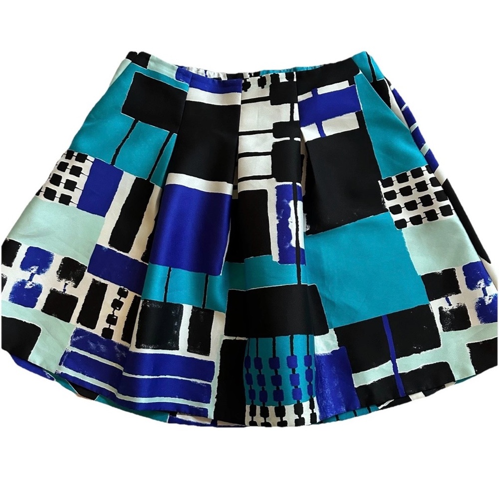 Lane Bryant Abstract Geometric Box A-Line Swing Skirt-Plus 18-Artsy Modern Mod